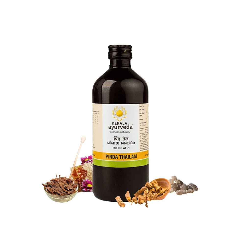 Kerala Ayurveda Pinda Thailam, 450 ml-1.webp
